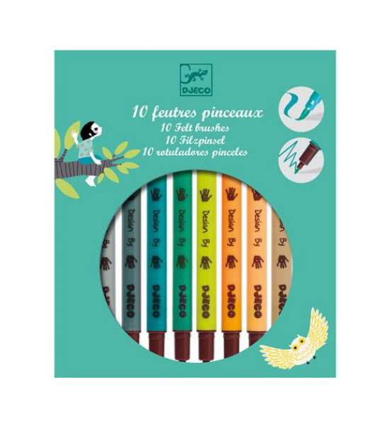 

Фломастеры Djeco 10 шт., 8801