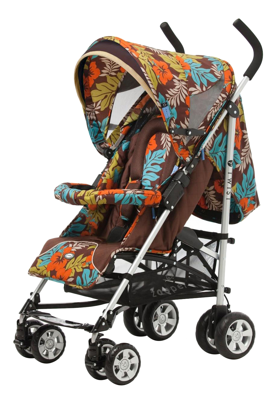 

Коляска-трость Zooper Twist Flowers Jungle Earth, Twist