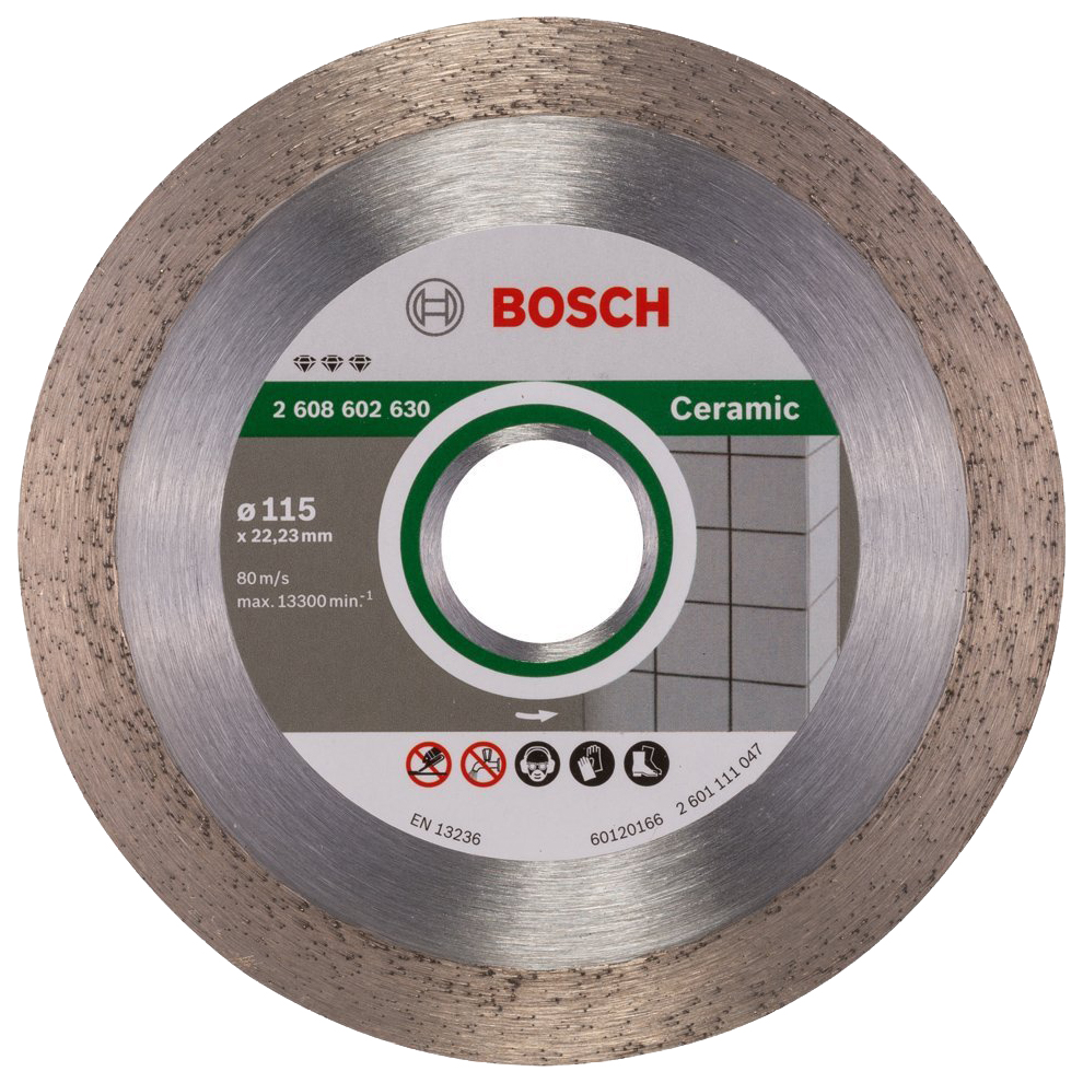 фото Диск отрезной алмазный bosch bf ceramic115-22,23 2608602630