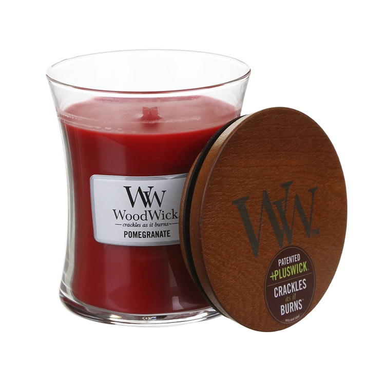 фото Ароматическая свеча woodwick 'гранат', средняя