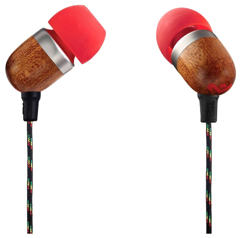 фото Наушники house of marley smile jamaica em-je041-dn brown/red