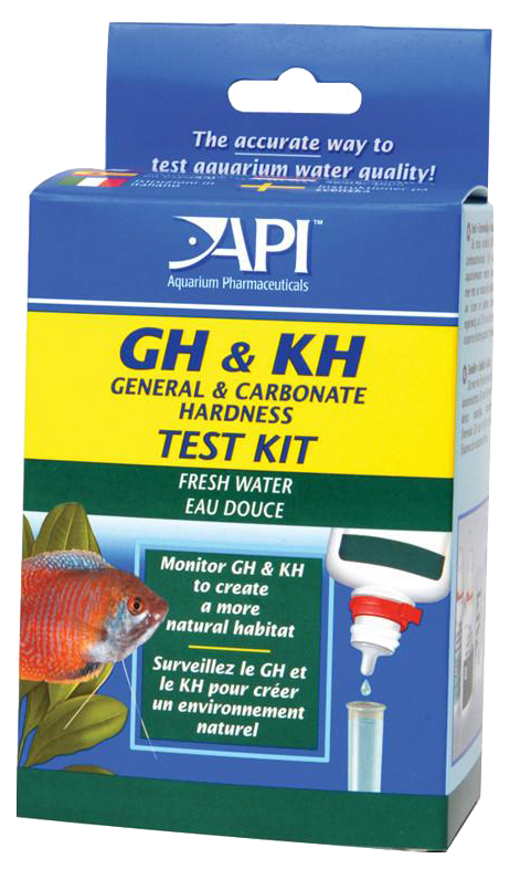 

Тест API GH & KH Test Kit 74 мл, General & Carbonate Hardness Test Kit