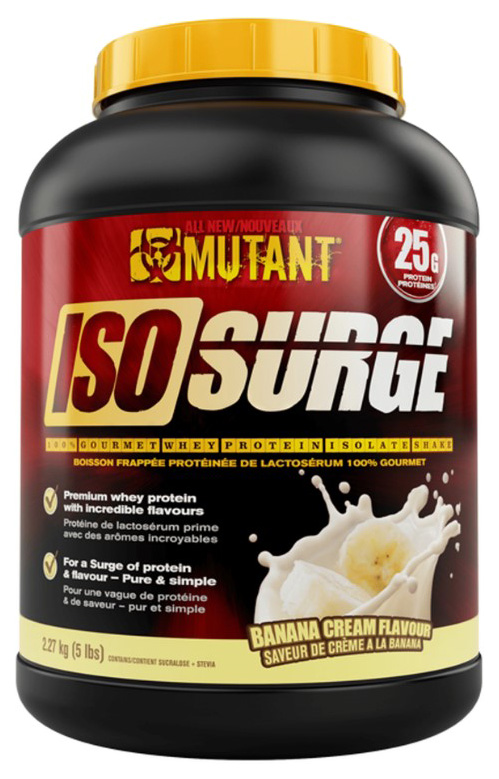 Протеин Mutant Iso Surge, 2270 г, banana cream