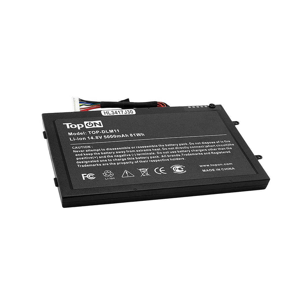 фото Аккумулятор для ноутбука alienware m11x r, m14x topon