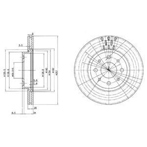 

Тормозной диск DELPHI BG2830