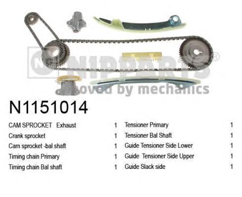 

Комплект цепи грм Nipparts N1151014