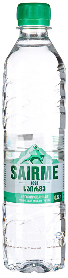 Вода питьевая Саирме негазированная пластик 0.5 л