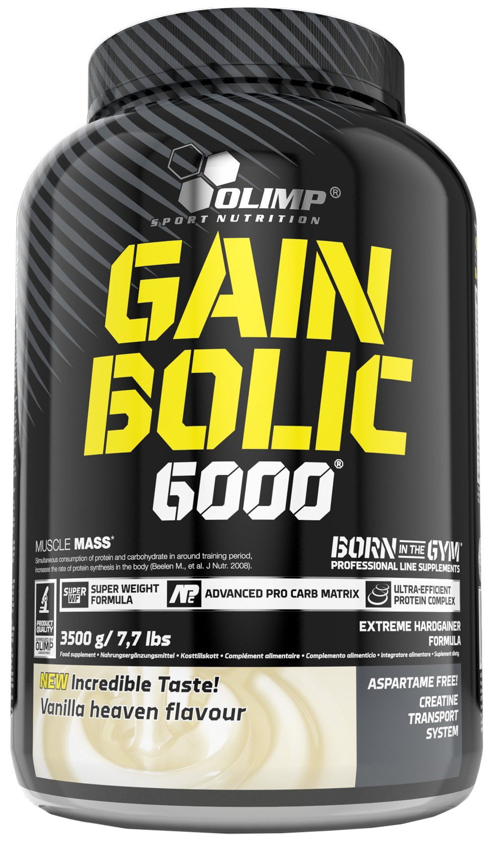 Гейнер Olimp Gain Bolic 6000, 3500 г, vanilla