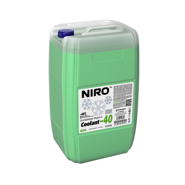 фото Охлаждающая жидкость niro coolant green -40c 10кг totachi