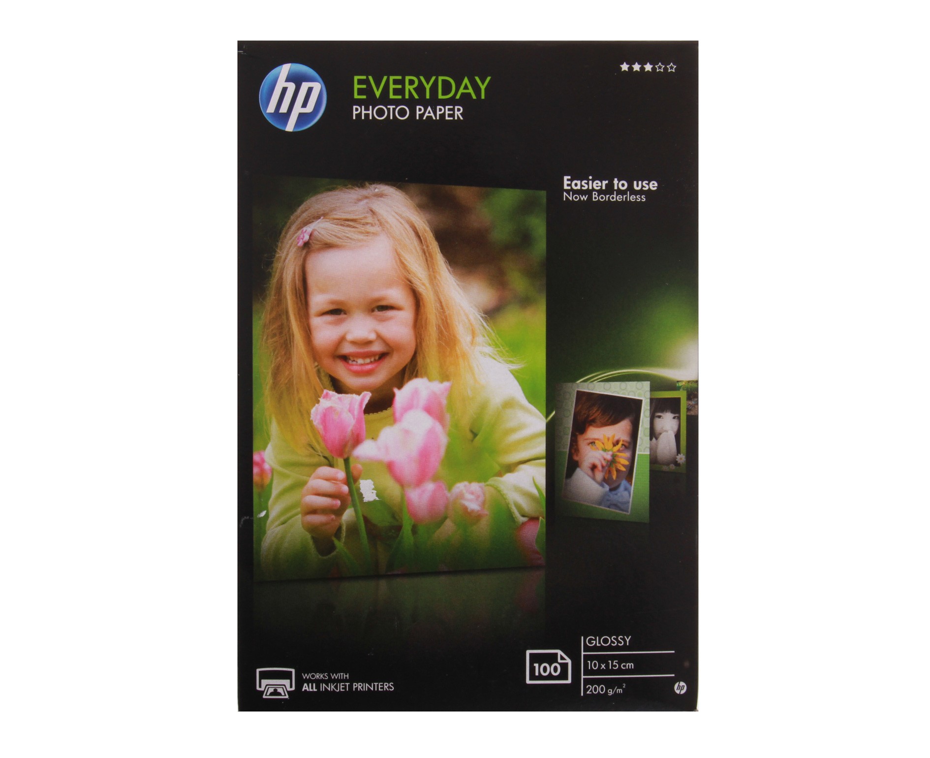 фото Фотобумага hp cr757a для печати everyday glossy photo paper глянц,10x15 см,200г/м2,100л