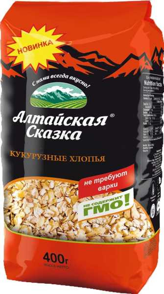 

Хлопья Алтайская сказка кукурузные 400 г