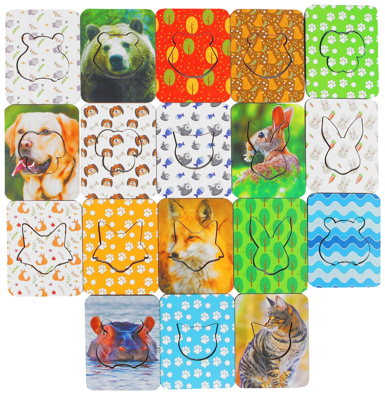 Доски Сегена «Животные», набор 18 шт. Woodland (Сибирский сувенир) комодик woodland животные 3912730