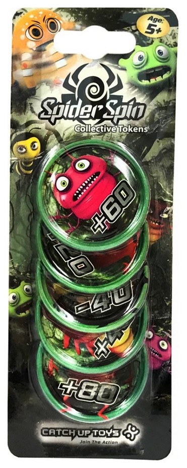 

Жетоны CATCHUP TOYS SS-002T-GRE Spider Spin. Collective Tokens (Green)