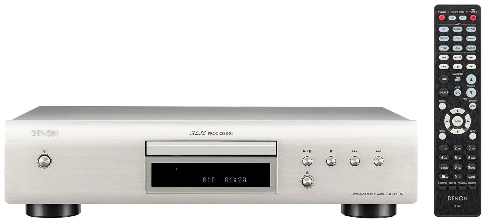 фото Cd-проигрыватель denon dcd600nespe2 silver