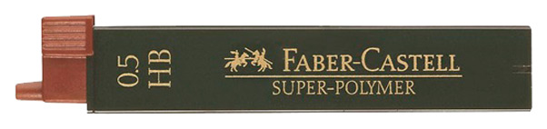 Набор грифелей FABER-CASTELL SUPER POLYMER 120500 0,5 мм HB 12 шт