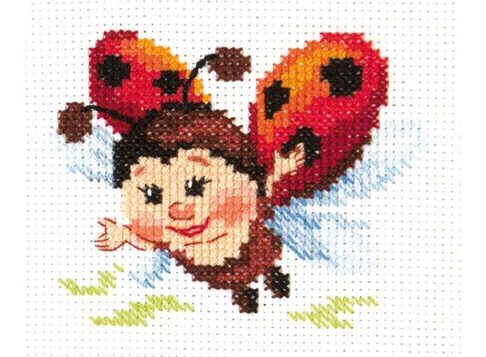 

Набор для вышивания Чудесная игла Божья коровка, Божья коровка