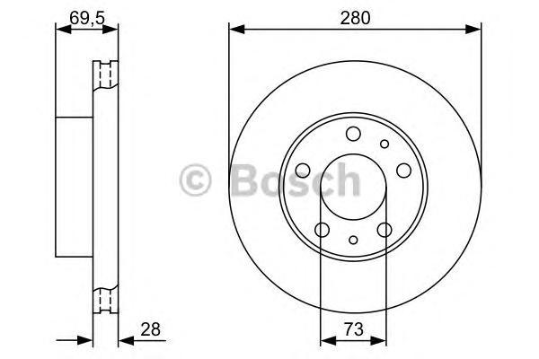 фото Тормозной диск bosch 0986479313