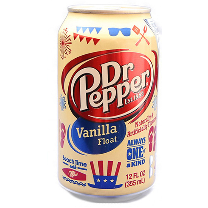 Напиток Dr.Pepper vanilla float жестяная банка 12шт * 0.36 л