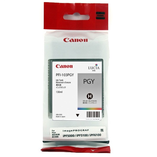 

Картридж для струйного принтера Canon PFI-103PGY серый, оригинал, PFI-103PGY
