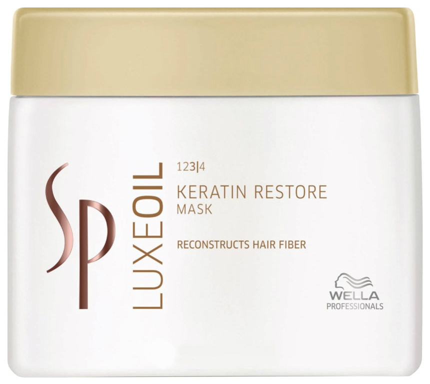 фото Маска для волос wella professionals luxe line keratin restore mask 400 мл wella sp