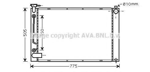 Радиатор Ava TO2343