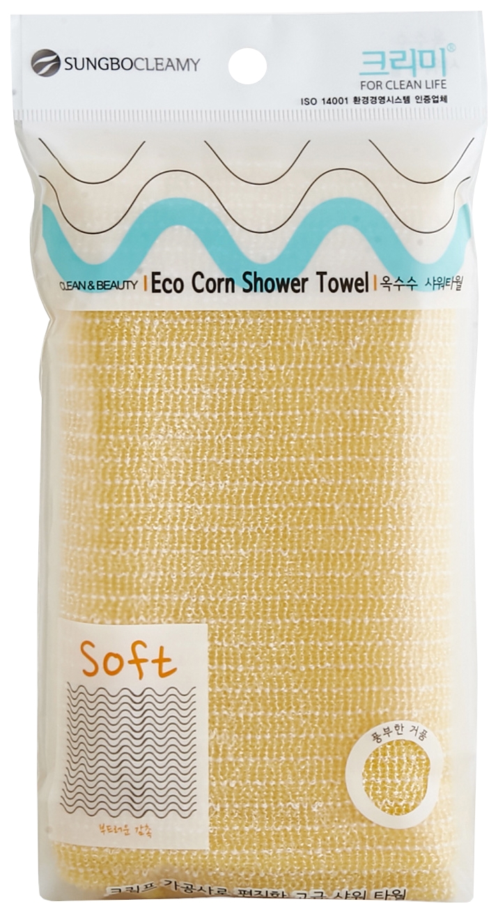 фото Мочалка для тела sungbo cleamy eco corn shower towel