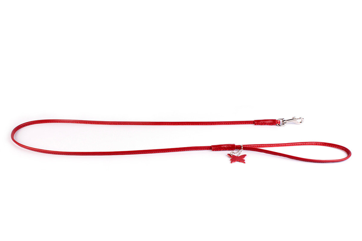 

Поводок CoLLaR GLAMOUR круглый (ширина 10мм, длина 122см) красный, Glamour