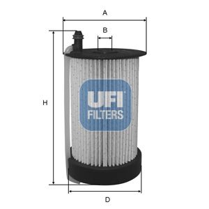 фото Фильтр топливный ufi 26.031.00