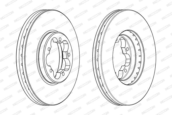 фото Тормозной диск ferodo ddf2469