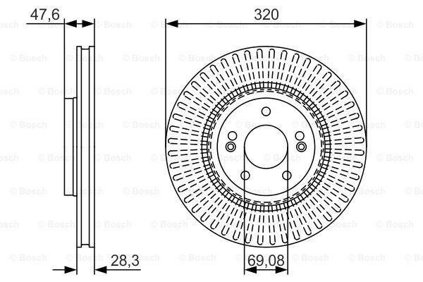 фото Тормозной диск bosch 0986479a21