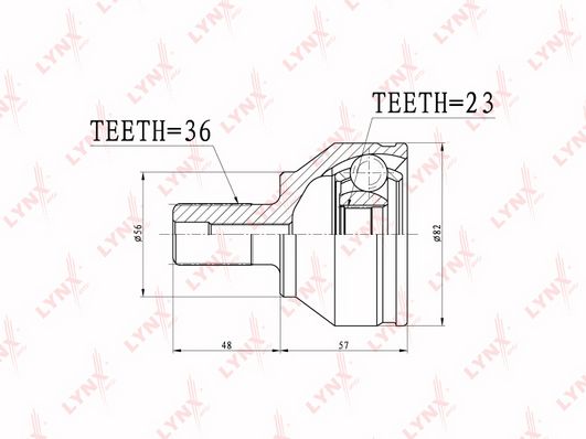

Шрус LYNXauto CO-3627