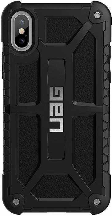 фото Чехол urban armor gear monarch (iphx-m-blk) для apple iphone x (black)