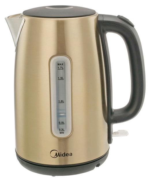 Чайник электрический Midea MK-8024 1.7 л золотистый чайник электрический midea mk 8063