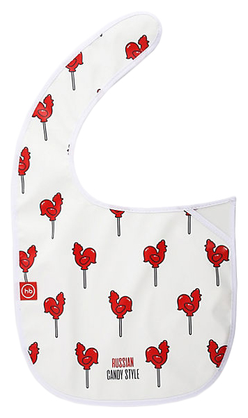 фото Нагрудник на липучке happy baby candy waterproof baby bib x1