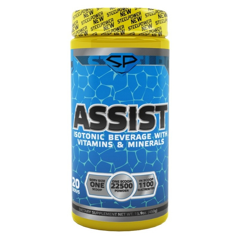 фото Изотоник steel power nutrition assist, 450 г, wild berries