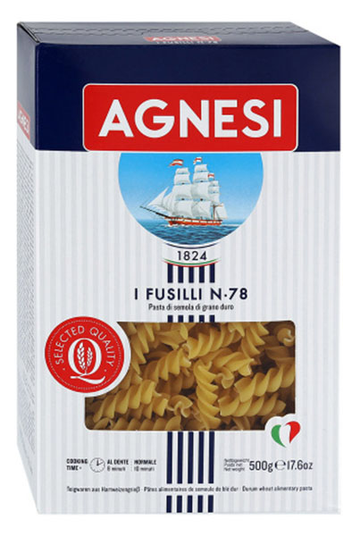 Макаронные изделия Agnesi fusilli №78 500 г