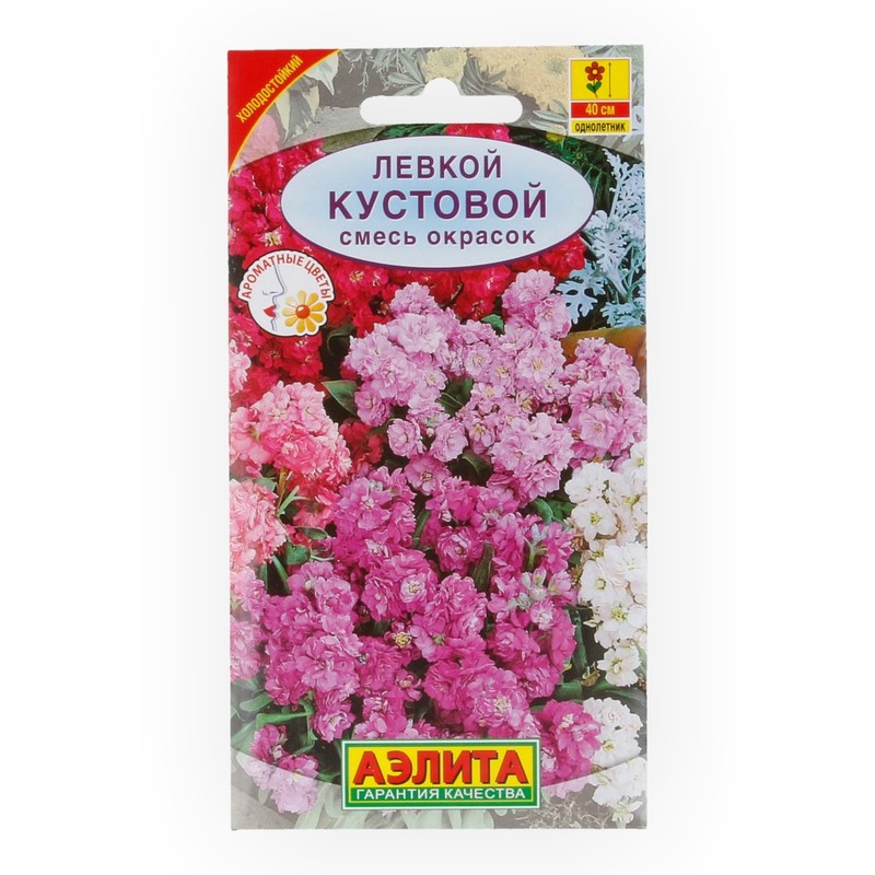 

Семена левкой Аэлита смесь окрасок 196344 1 уп.
