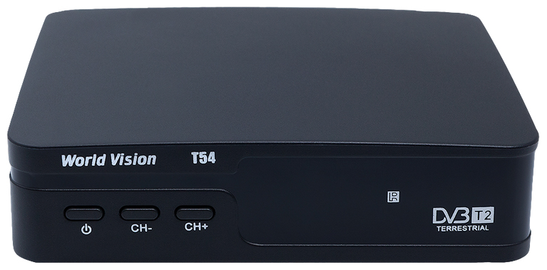 

DVB-T2 приставка World Vision T54 Black, T54
