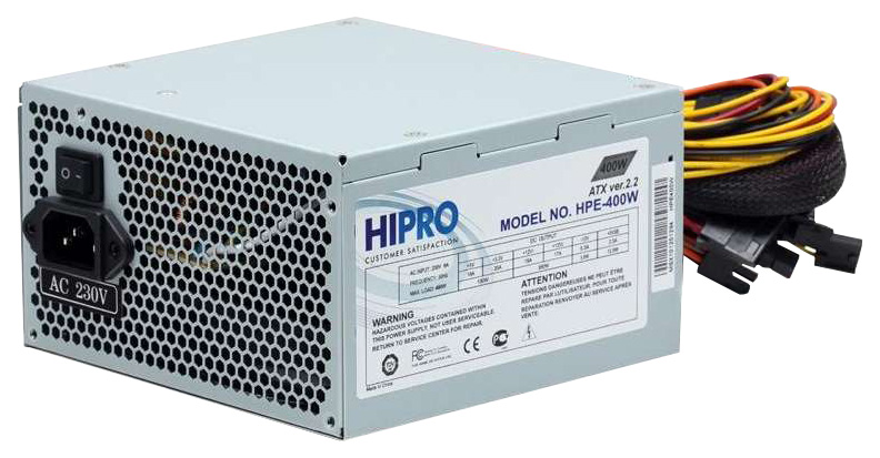 фото Блок питания компьютера hipro hpe-400w