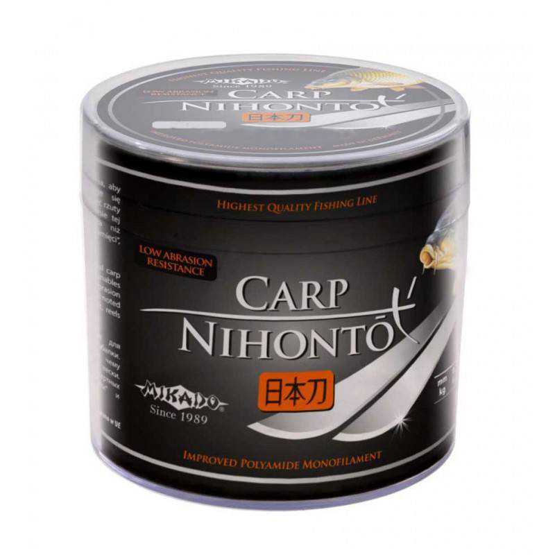 Леска монофильная Mikado Nihonto Carp 0,26 мм, 300 м, 7,5 кг, black