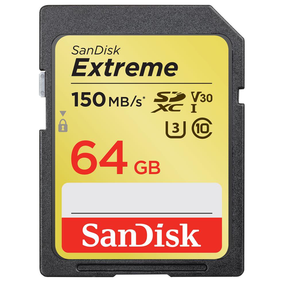 

Карта памяти SanDisk SDXC Extreme 64GB (SDSDXV6-064G-GNCIN)