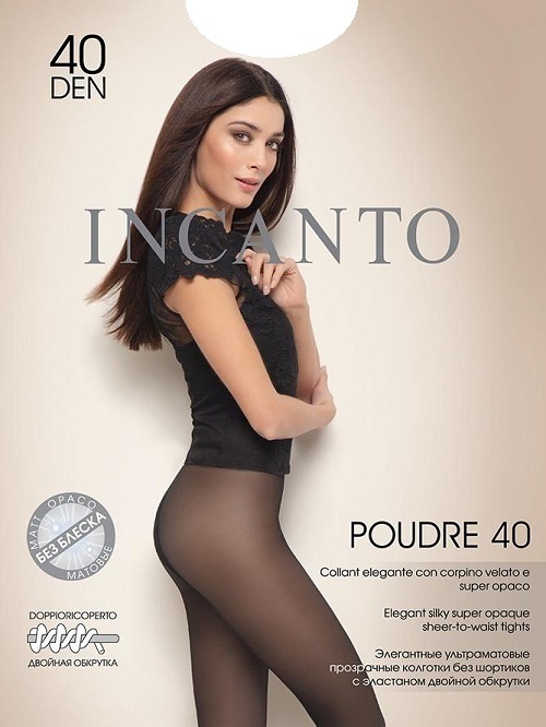 

Колготки женские Incanto Poudre 40 телесные  (M, Бежевый, Poudre 40