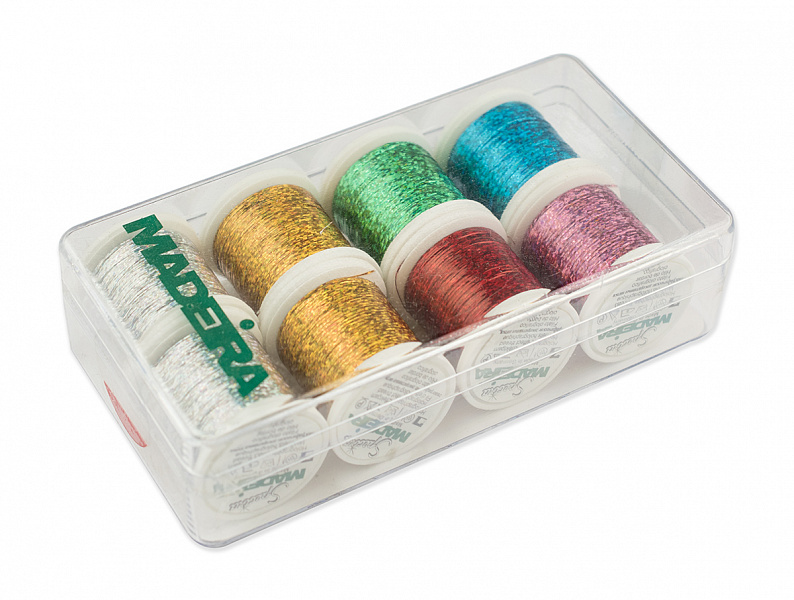 

Набор Metallic Spectra Madeira арт,8013 8цв, по 100м, Разноцветный