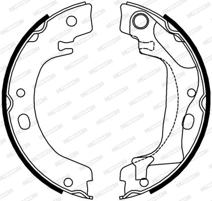 фото Тормозные колодки дисковые ferodo fsb4011