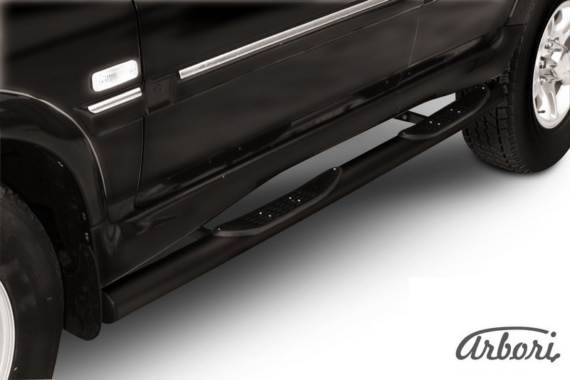 

Защита порогов d76 с проступями Arbori черн. для Тагаз ROAD Partner 2008-2011