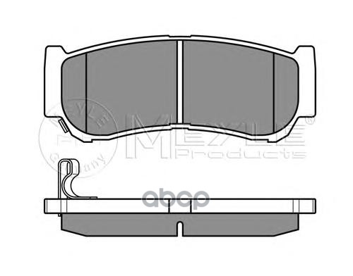 

Комплект тормозных колодок MEYLE 0252448816W
