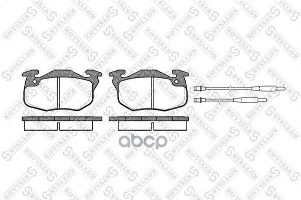 

Комплект тормозных колодок Stellox 203034BSX