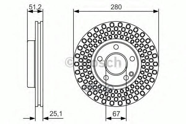 фото Тормозной диск bosch 0986479a00