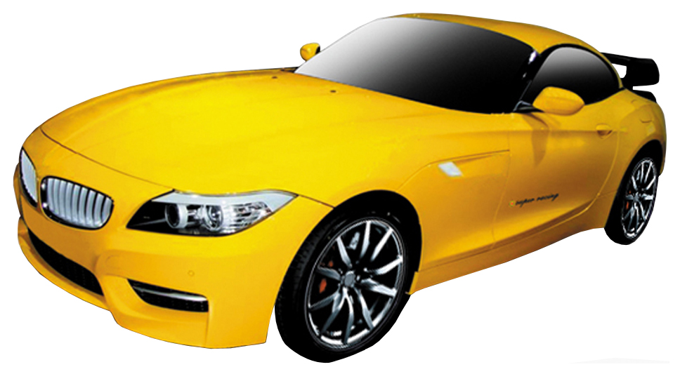 фото Радиоуправляемая машинка-конструктор myx bmw желтый