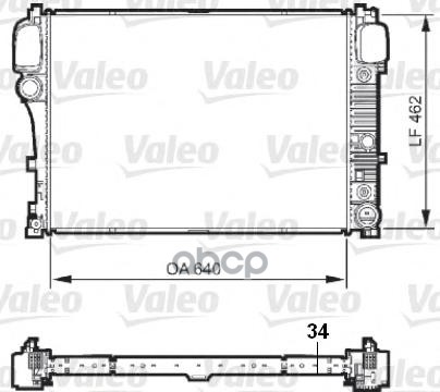 Радиатор охлаждения Valeo 735299